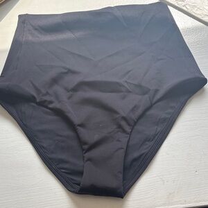 NWT Left On Friday Black Bikini Hi Tide Bottom Large